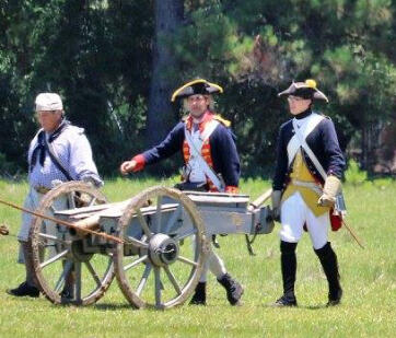 image from previous Revolutionary War event at site