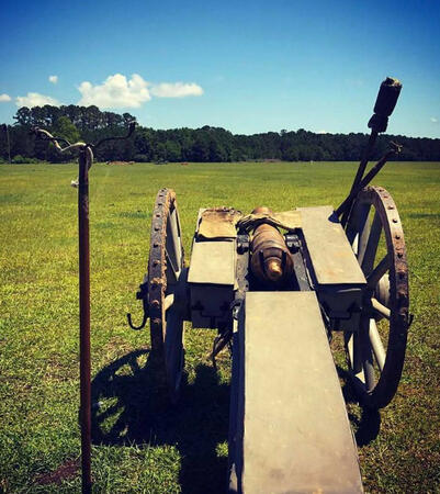 Image from previous Revolutionary War event at the site